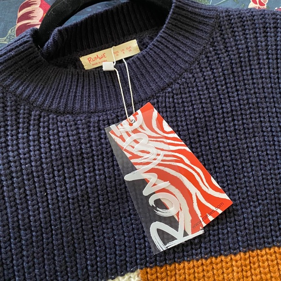 -SOLD- ROMWE Color Block Sweater - Picture 4 of 4